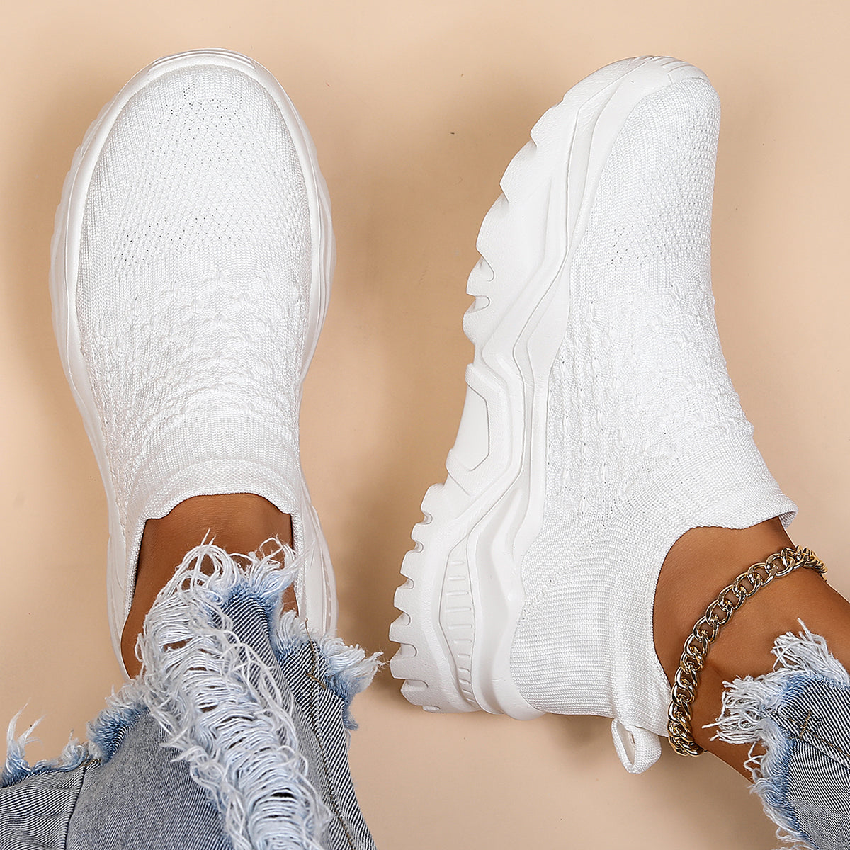 Ortho Slip1.0-All White