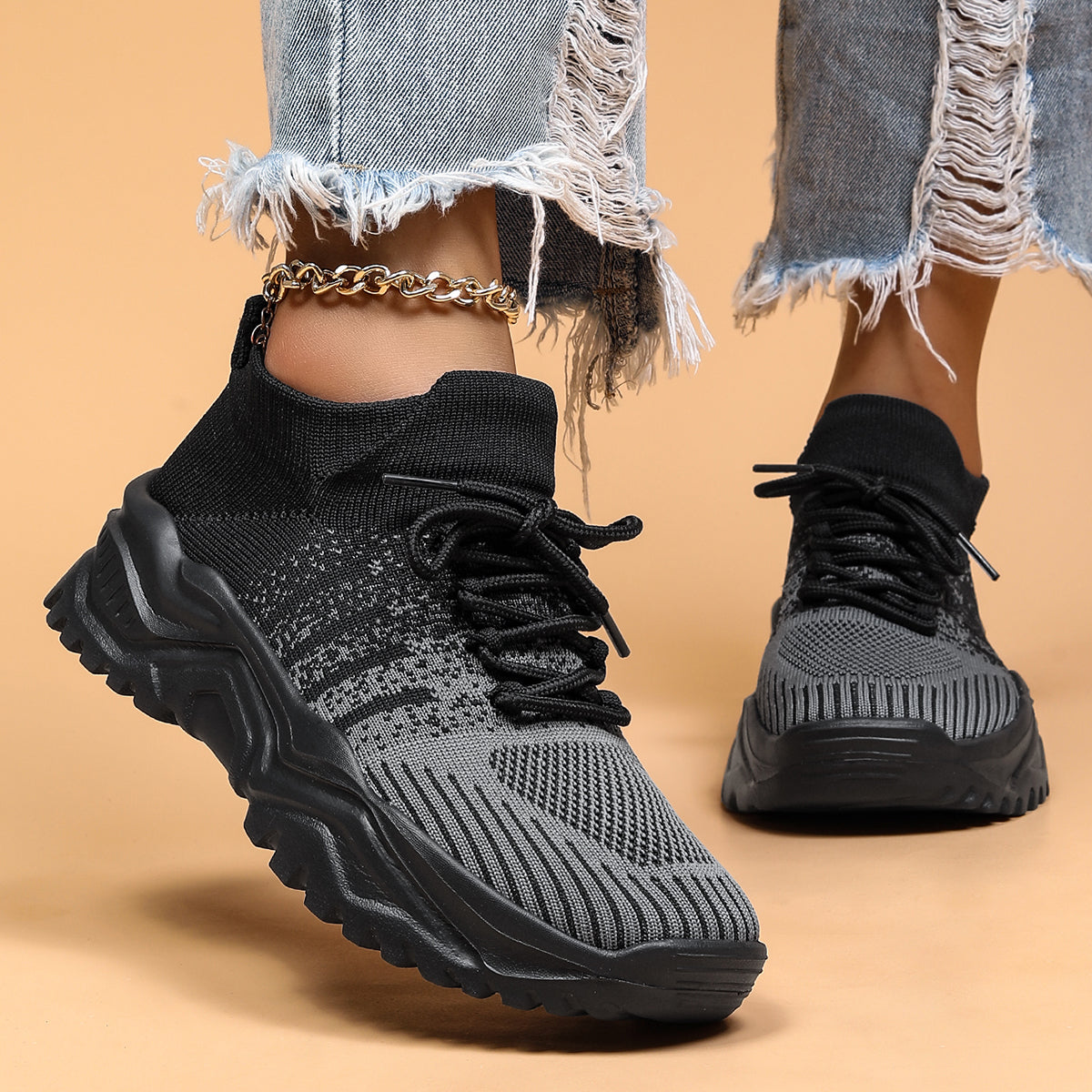 Ortho Cloud1.0- Striped Black