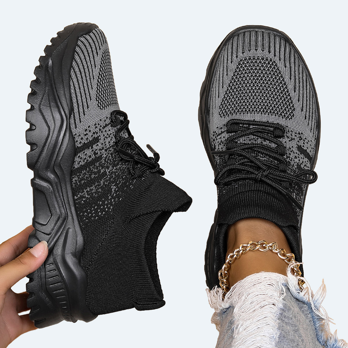 Ortho Cloud1.0- Striped Black
