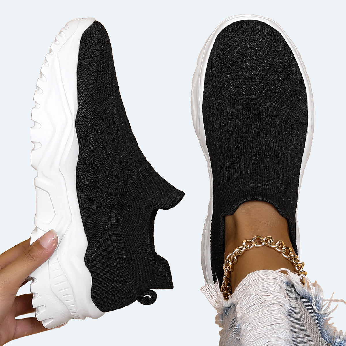 Ortho Slip1.0-Black White